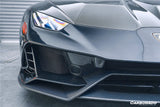 2015-2025 Lamborghini Huracan LP610  LP580  Evo  Tecnica EVO-4WD Style Partial Carbon Front Bumper