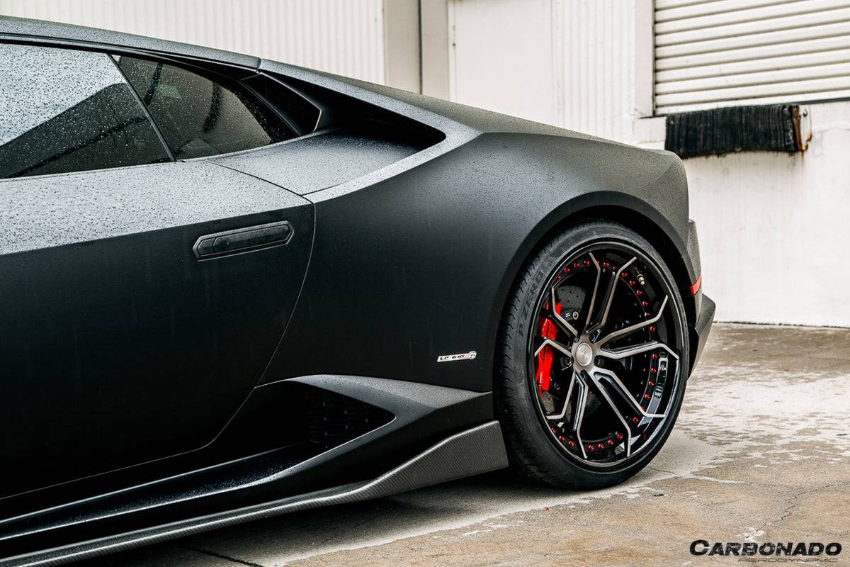 2015-2019 Lamborghini Huracan LP610  LP580 AYP Style Carbon Fiber Side Skirts