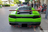 2015-2025 Lamborghini Huracan LP610  LP580  Evo  Tecnica RZS Style Carbon Fiber Trunk Spoiler Wing