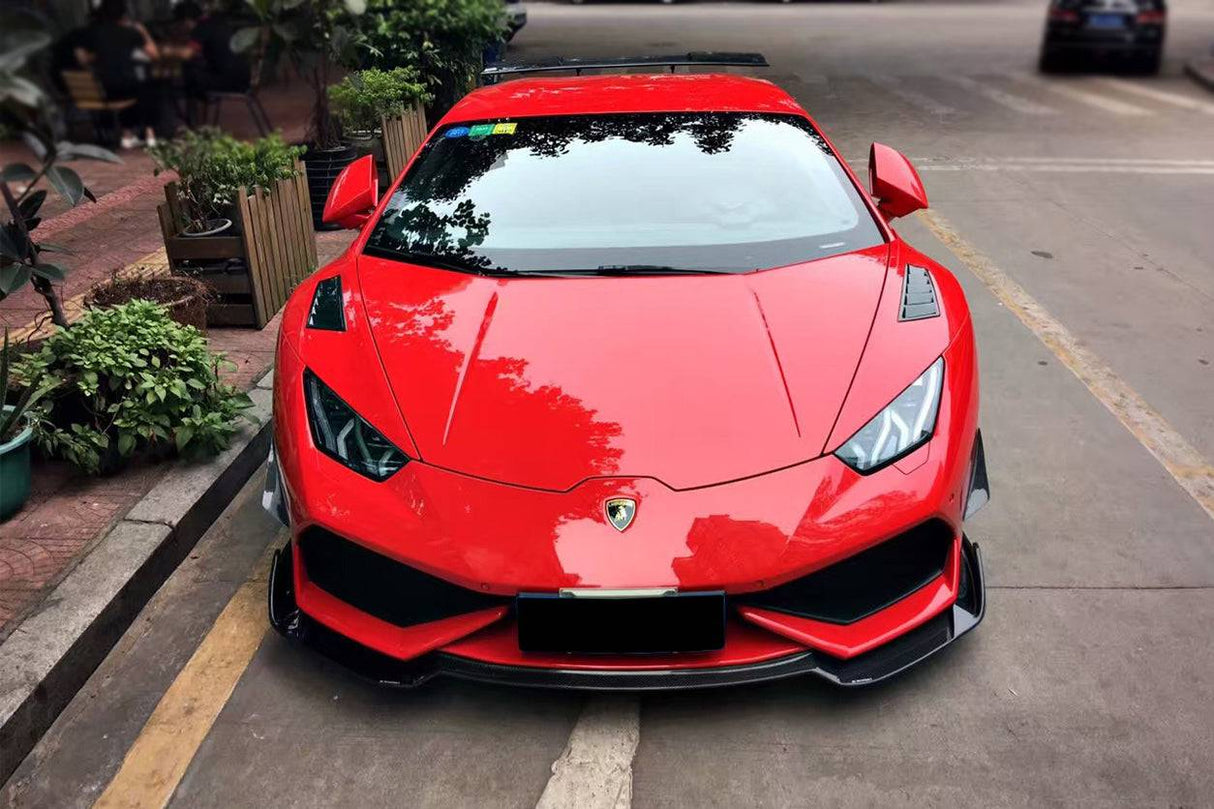 2015-2020 Lamborghini Huracan LP610 RZS Style Carbon Fiber Front Lip