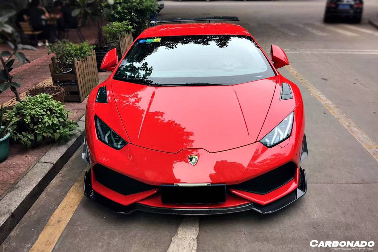 2015-2020 Lamborghini Huracan LP610 LP610 RZS Style Front Fender Carbon Fiber Vents