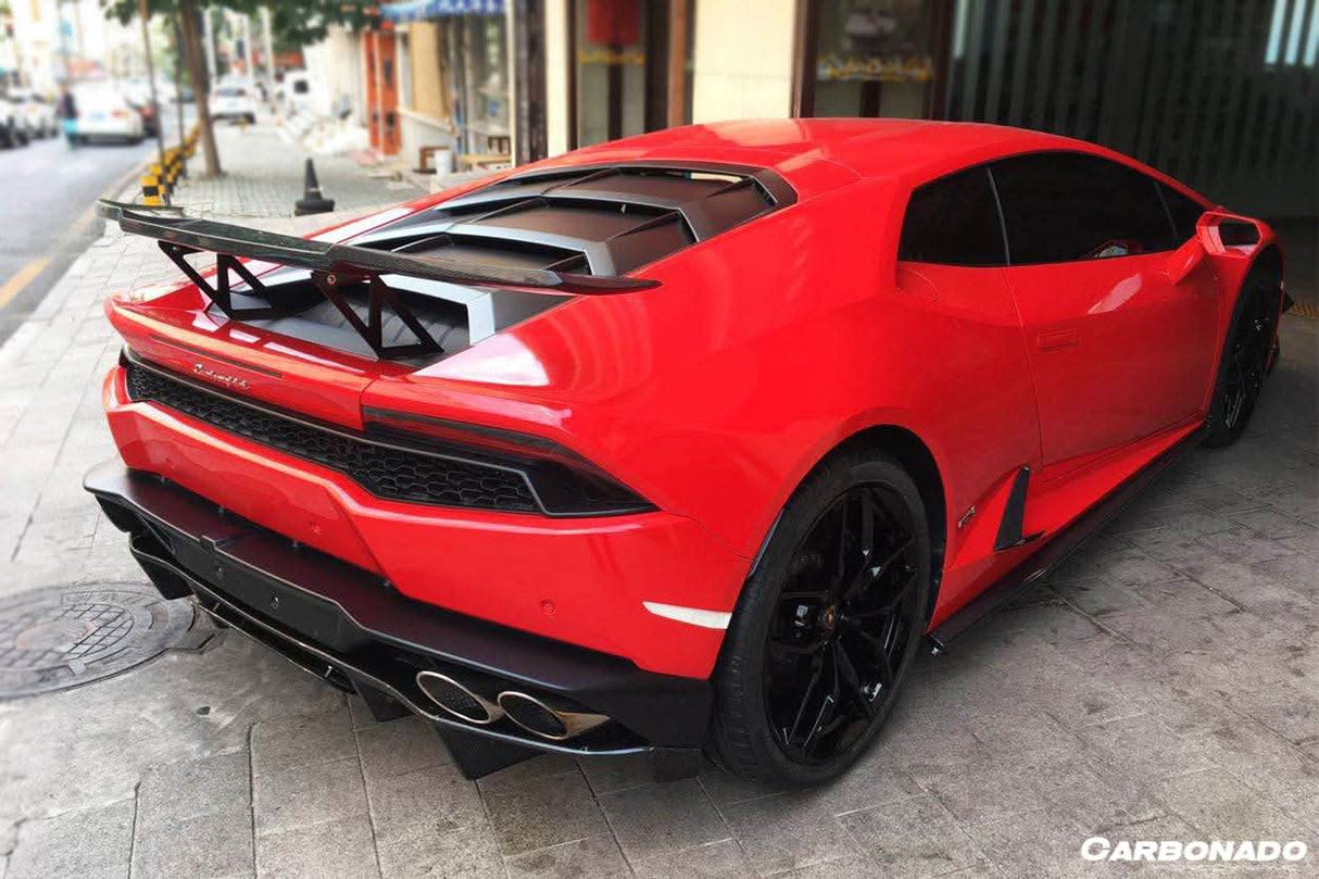 2015-2020 Lamborghini Huracan LP610 RZS Style Carbon Fiber Rear Diffuser