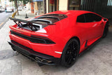2015-2025 Lamborghini Huracan LP610  LP580  Evo  Tecnica RZS Style Carbon Fiber Trunk Spoiler Wing