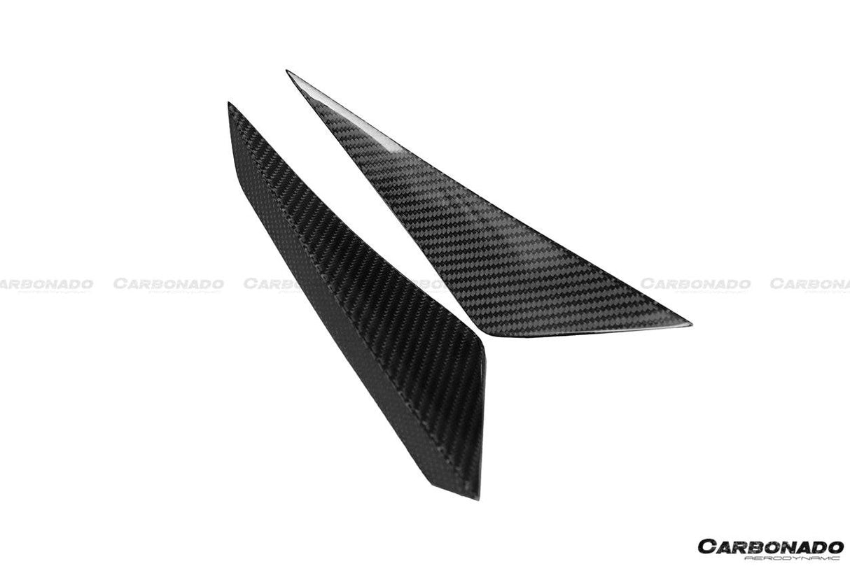 2015-2020 Lamborghini Huracan LP610 RZS Style Carbon Fiber Front Bumper Canard
