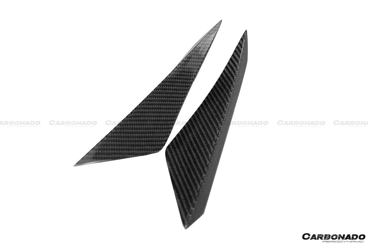 2015-2020 Lamborghini Huracan LP610 RZS Style Carbon Fiber Front Bumper Canard