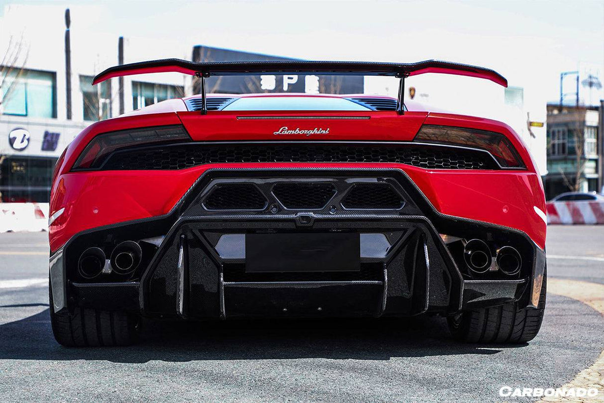 2015-2020 Lamborghini Huracan LP610 Carbon Rear Bumper Grille