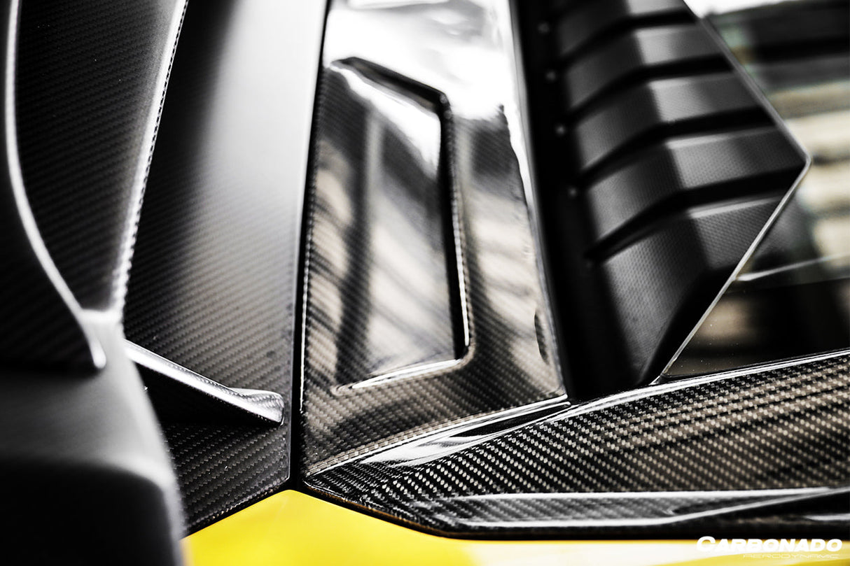2015-2020 Lamborghini Huracan LP610 LP580 MSY Style Carbon Fiber Rear Engine Hood