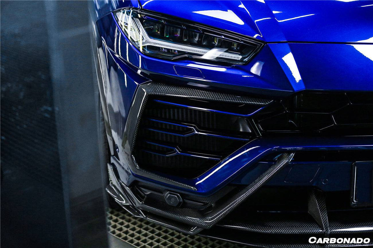 2018-2022 Lamborghini URUS TC Style Dry Carbon Fiber Front Lip Both UP and Down
