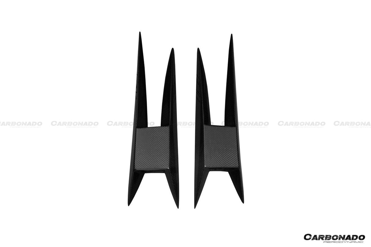 2004-2014 Lamborghini Gallardo BKSS Style Side Skirts Caps Cover