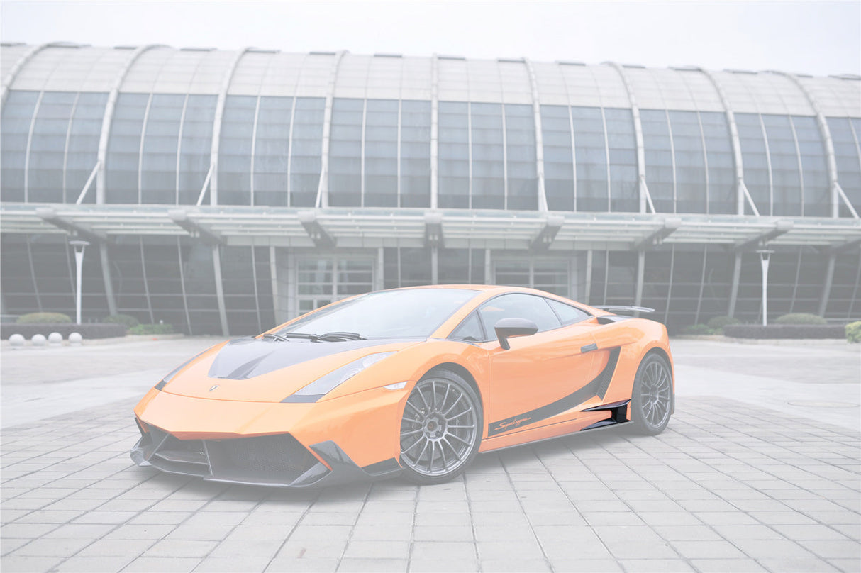 2004-2014 Lamborghini Gallardo BKSS Style Side Skirts Caps Cover