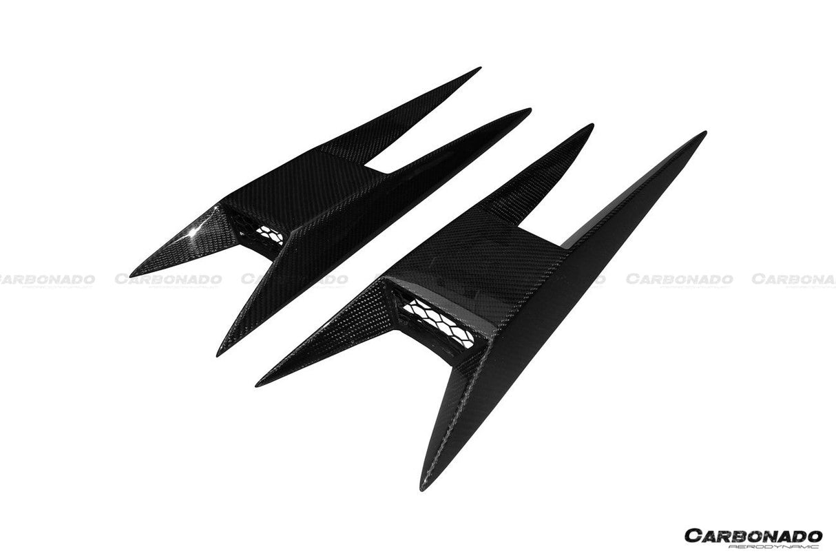 2004-2014 Lamborghini Gallardo BKSS Style Side Skirts Caps Cover