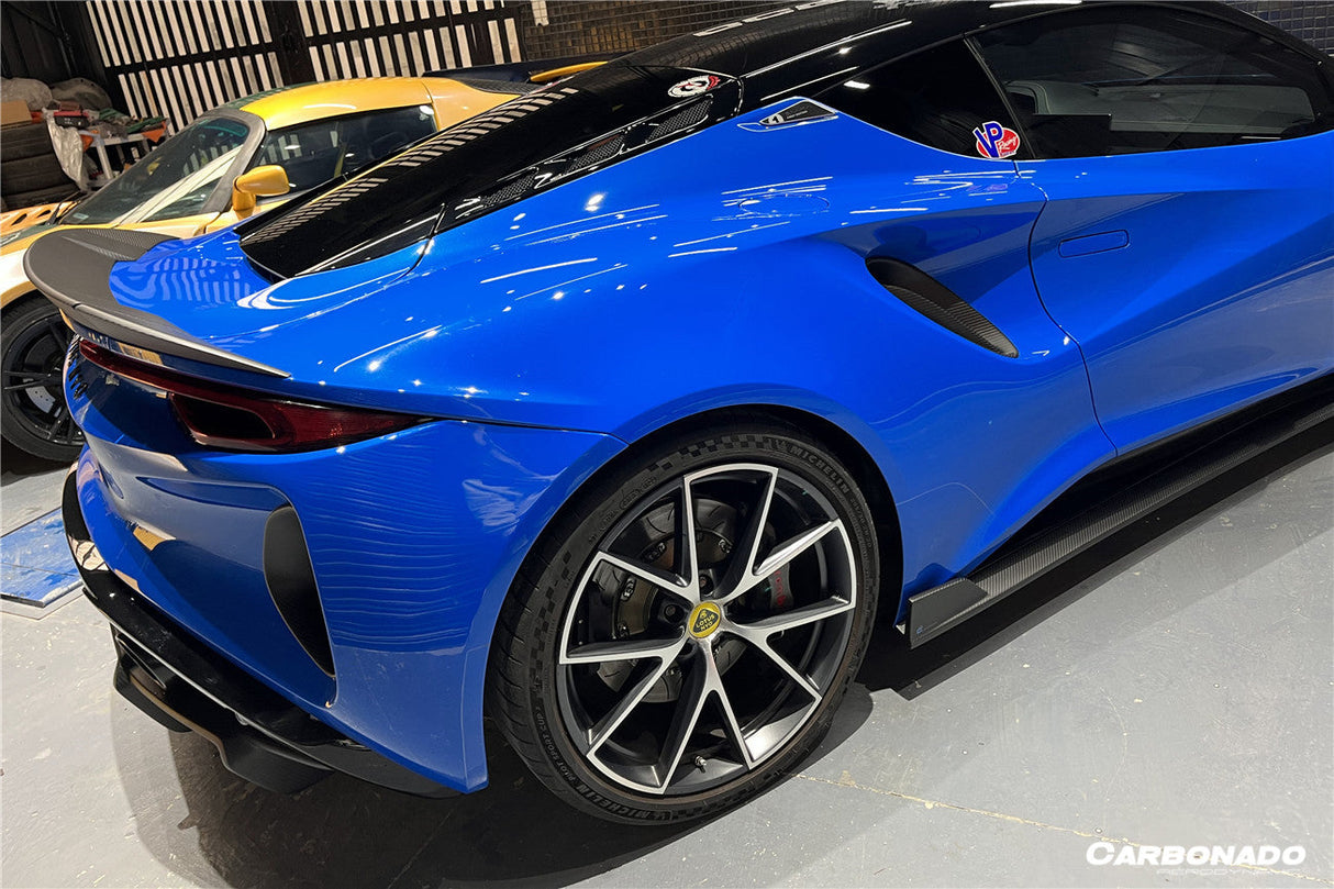 2021-2024 Lotus Emira OD Style Dry Carbon Fiber Side Skirts