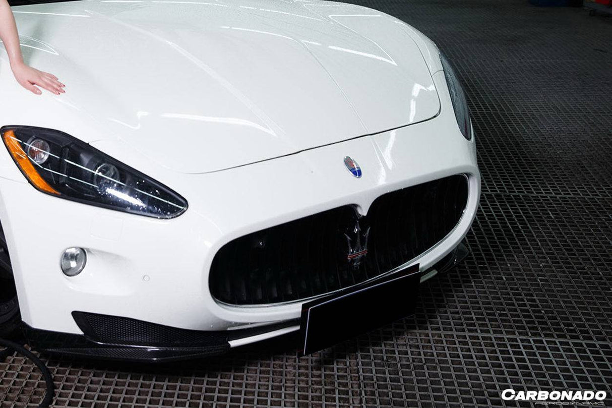 2007-2011 Maserati Gran Turismo  ran Turismo S Carbon Fiber Front Lip Splitter