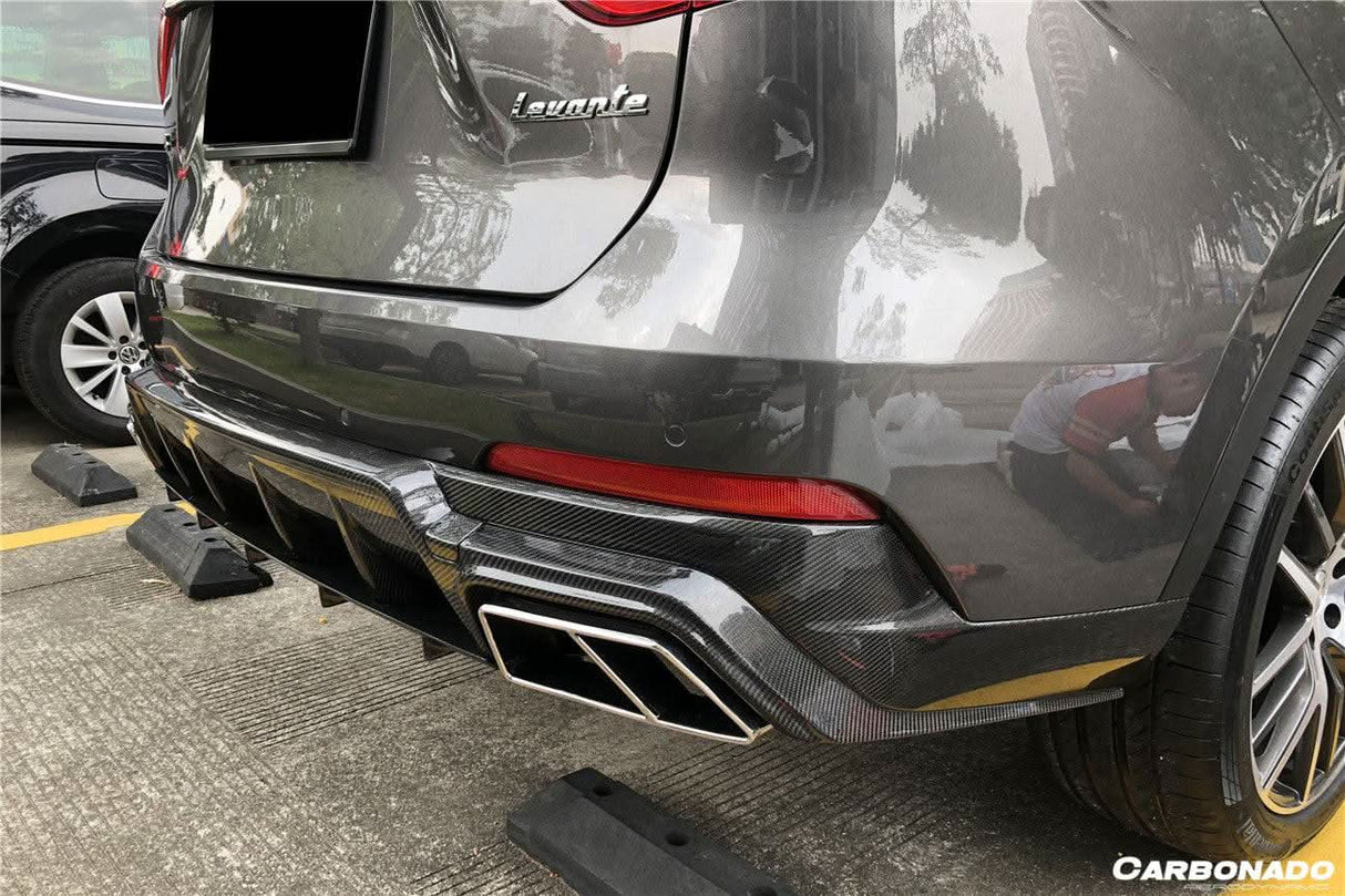 2017-2023 Maserati Levante Modena GT OD Style Rear Diffuser Lip   NO Exhaust Tips