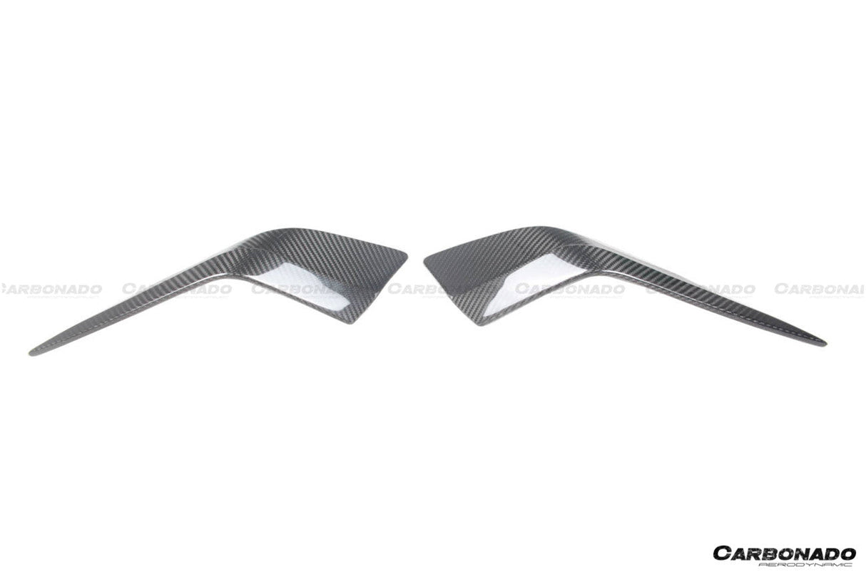 2020-2025 Maserati MC20 NVT Style Dry Carbon Fiber Front Lip Splitter