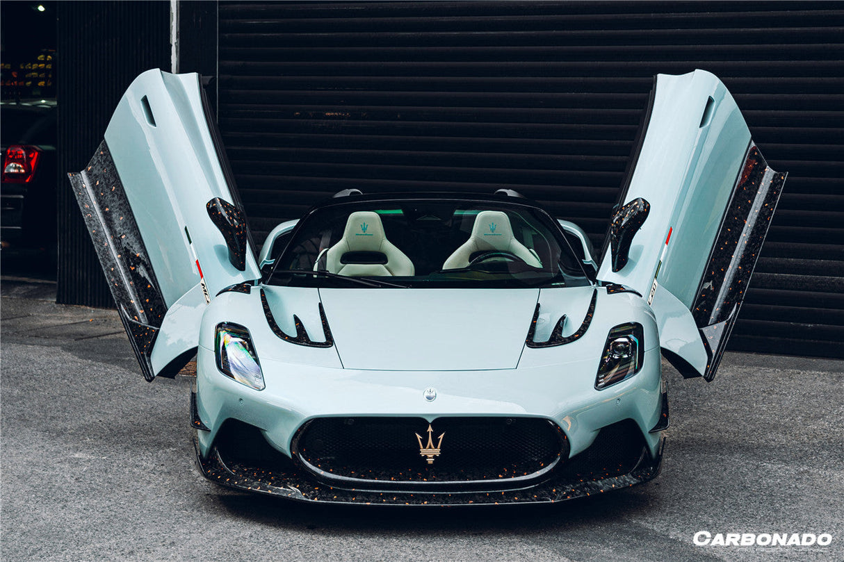 2020-UP Maserati MC20 MCPura SVD Style Dry Carbon Fiber Side Skirts