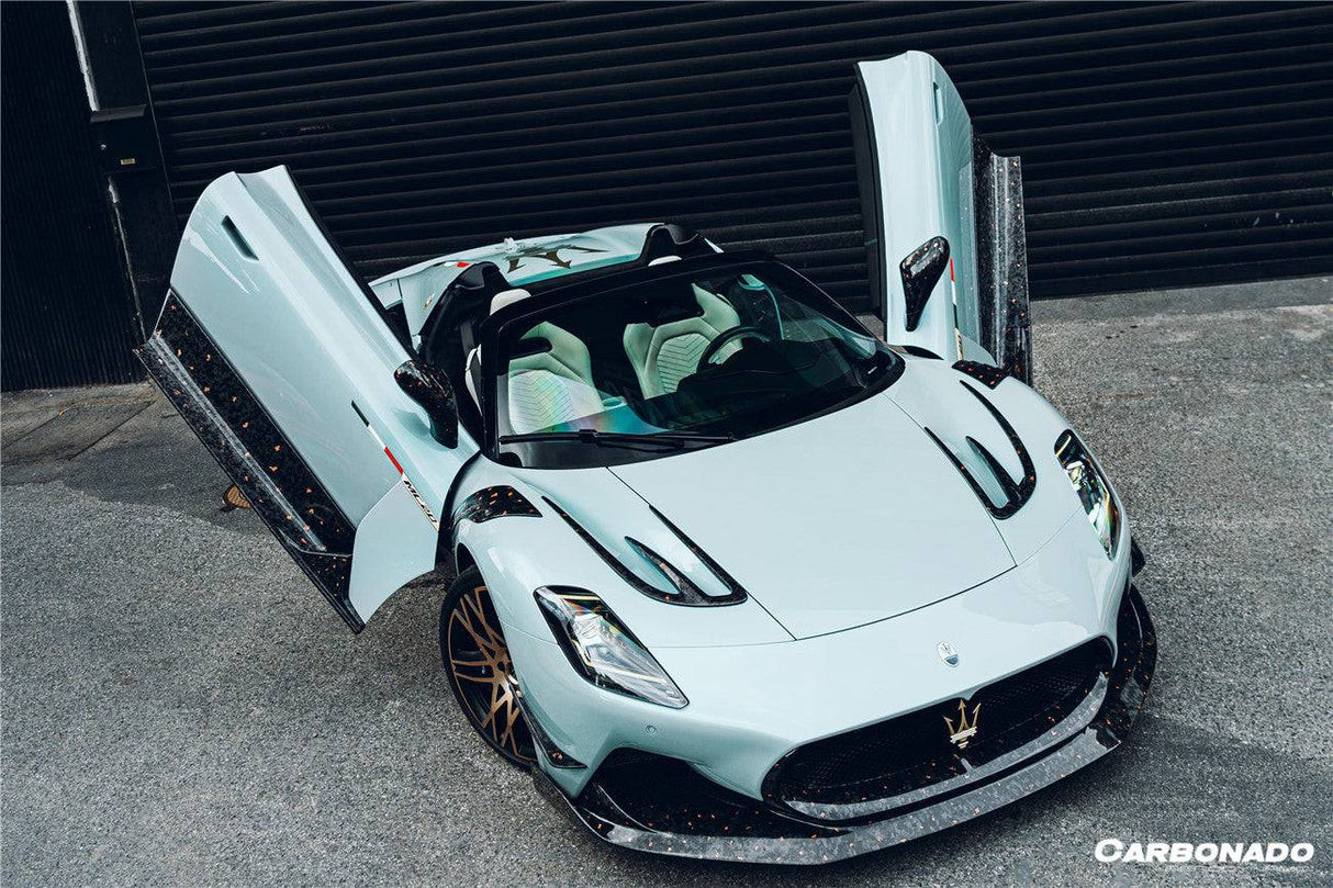 2020-UP Maserati MC20 MCPura SVD Style Dry Carbon Fiber Side Skirts