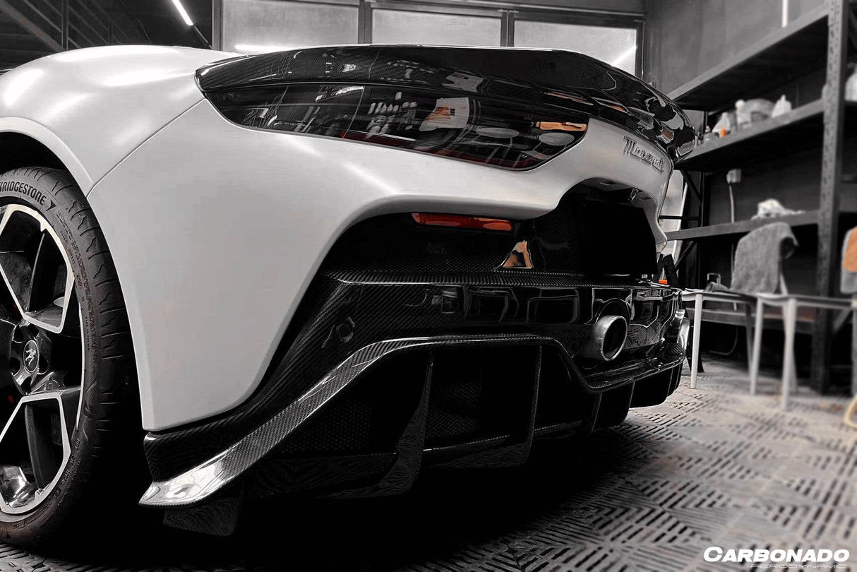 2020-UP Maserati MC20 MCPura SVD Style Dry Carbon Fiber Trunk Spoiler Wing