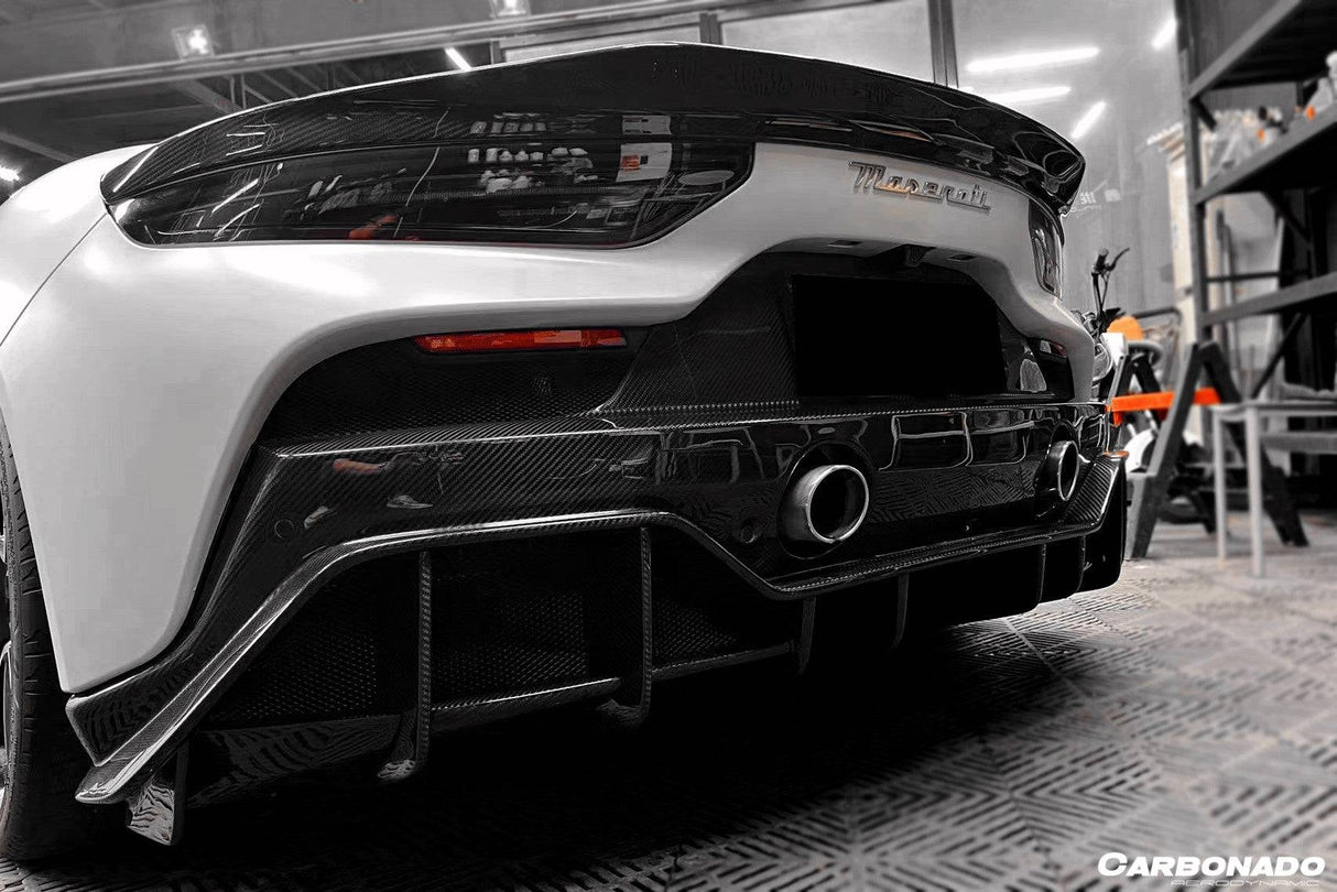 2020-UP Maserati MC20 MCPura SVD Style Dry Carbon Fiber Trunk Spoiler Wing