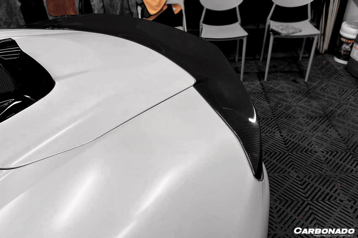 2020-UP Maserati MC20 MCPura SVD Style Dry Carbon Fiber Trunk Spoiler Wing