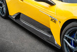 2020-UP Maserati MC20 MCPura SVD Style Dry Carbon Fiber Side Skirts