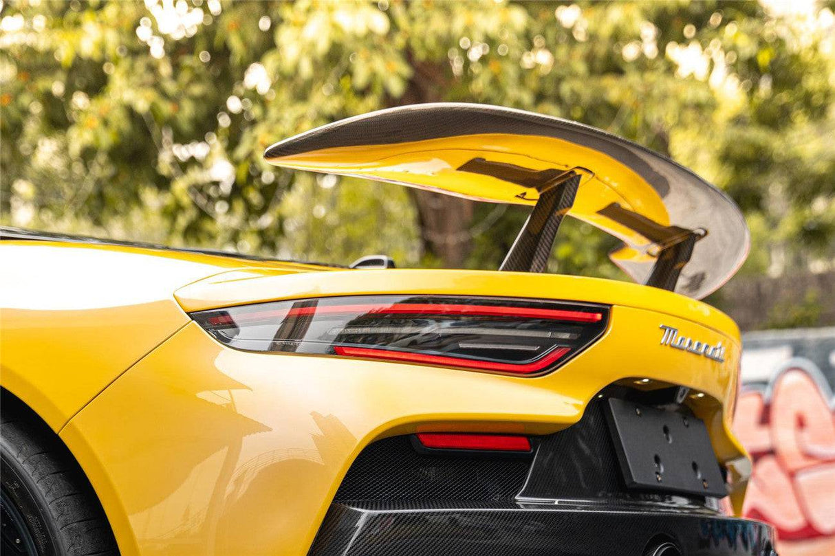 2020-UP Maserati MC20 MCPura SVD Style Dry Carbon Fiber GT Wing