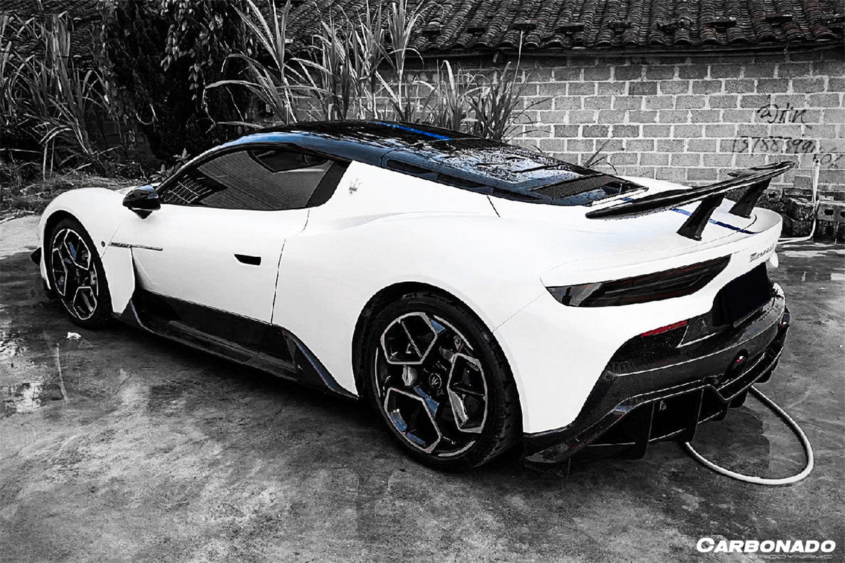 2020-UP Maserati MC20 MCPura SVD Style Dry Carbon Fiber GT Wing