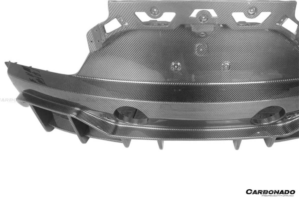 2020-UP Maserati MC20 MCPura SVD Style DRY Carbon Fiber Rear Lip Diffuser