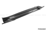 2020-UP Maserati Autoclave Carbon Fiber Side Skirts Carbonado (OE) Fits: MC20, MCPura