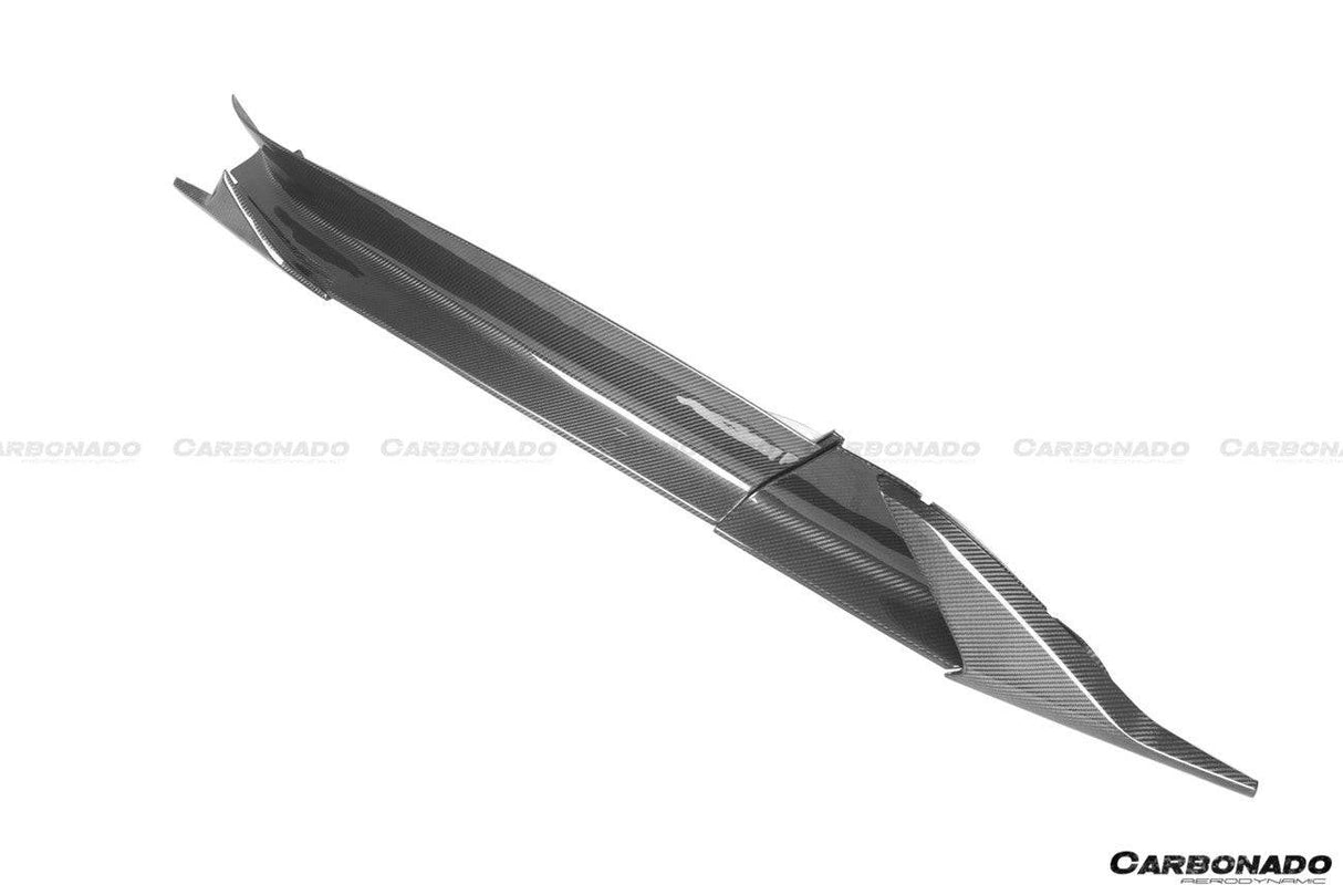 2020-UP Maserati Autoclave Carbon Fiber Side Skirts Carbonado (OE) Fits: MC20, MCPura