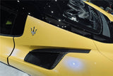 2020-UP Maserati MC20 MCPura Dry Carbon Fiber Quarter Panel Side Vent Scoops