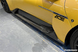 2020-UP Maserati Autoclave Carbon Fiber Side Skirts Carbonado (OE) Fits: MC20, MCPura