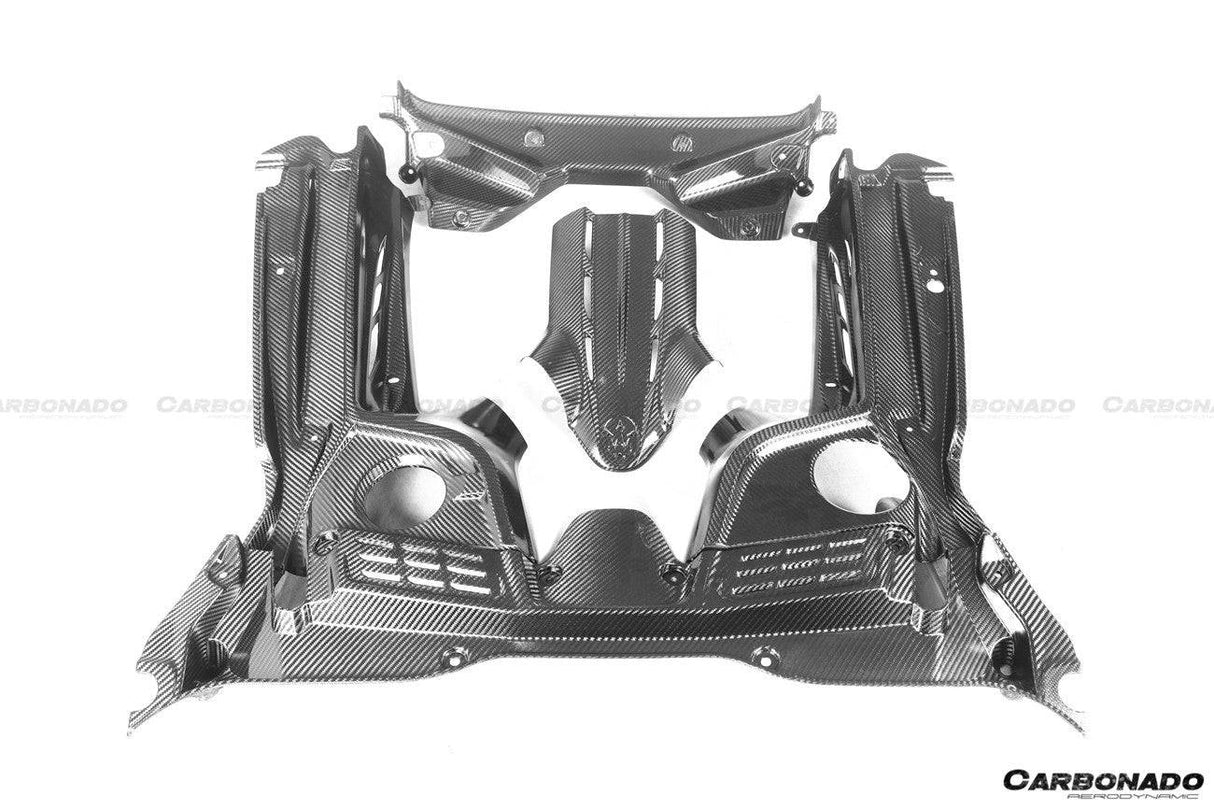 2020-UP Maserati MC20 MCPura Dry Carbon Fiber Engine Bay Room Interior