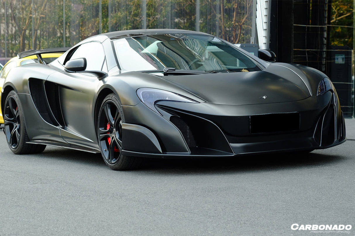 2011-2014 McLaren MP4 12C 675LT Style Part Carbon Fiber Front Bumper And Fender