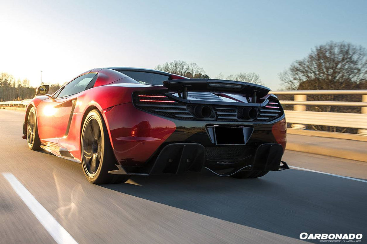 2011-2017 McLaren 650S & MP4 12C BKSS Style Carbon Fiber Side Skirts