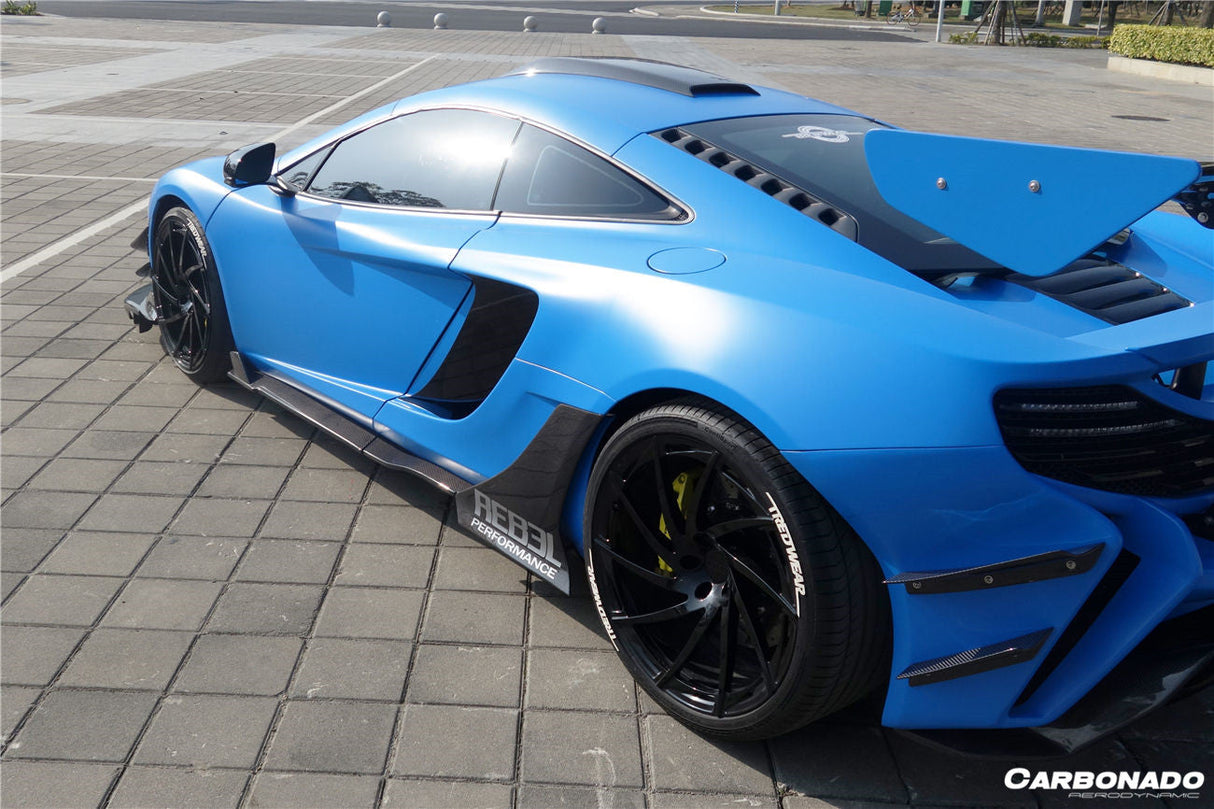2011-2017 McLaren 650S MP4 12C Rebel Performance Style Side Skirts
