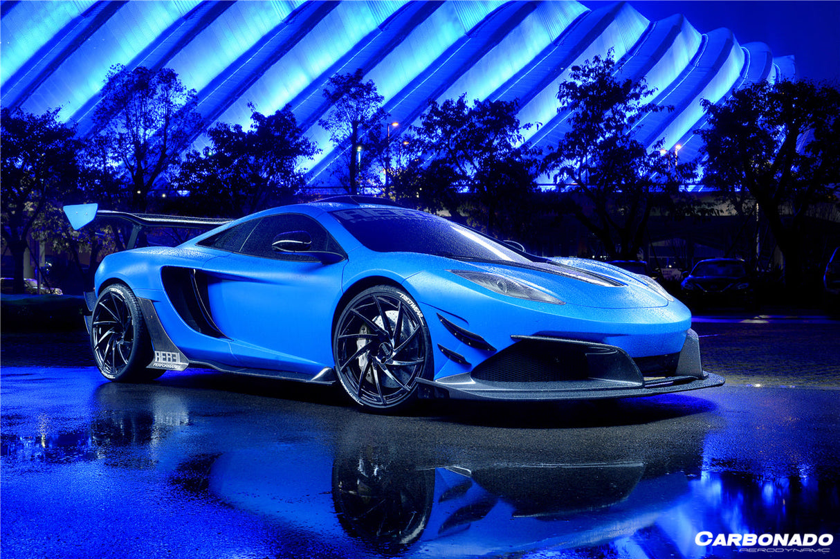 2011-2014 McLaren MP4 12C Rebel Performance Style Front Bumper with Lip