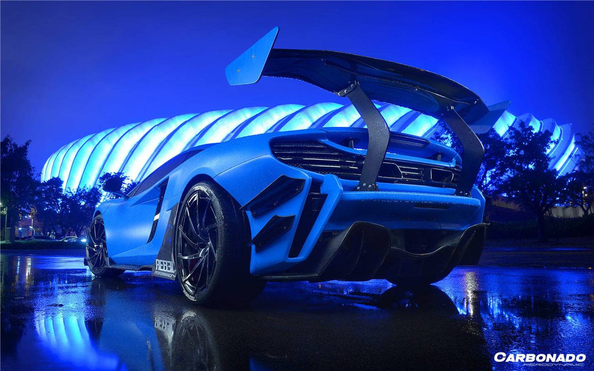 2011-2017 McLaren MP4 12C 650S Rebel Performance Style Rear Bumper