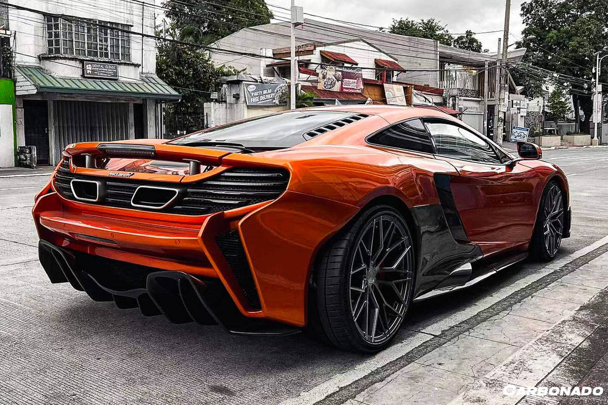 2011-2017 McLaren MP4 12C 650S Rebel Performance Style Rear Bumper