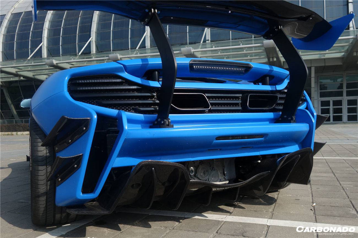 2011-2017 McLaren MP4 12C 650S Rebel Performance Style Rear Bumper