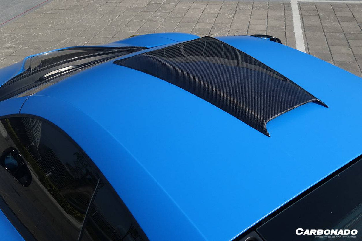 2011-2017 McLaren 650S, 675LT, MP4-12C BKSS Style Carbon Fiber Roof Scoop
