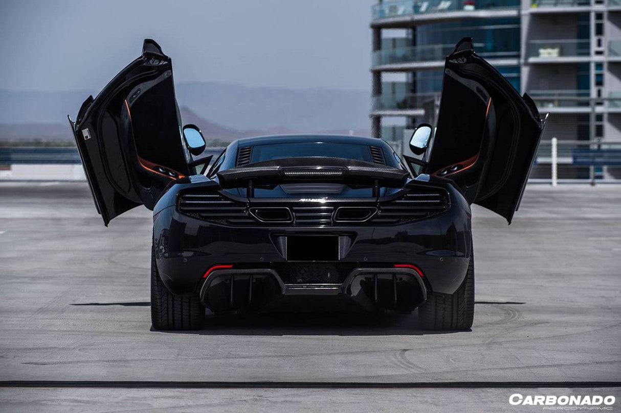 2011-2017 McLaren 650S & MP4 12C BKSS Style Carbon Fiber Trunk Spoiler