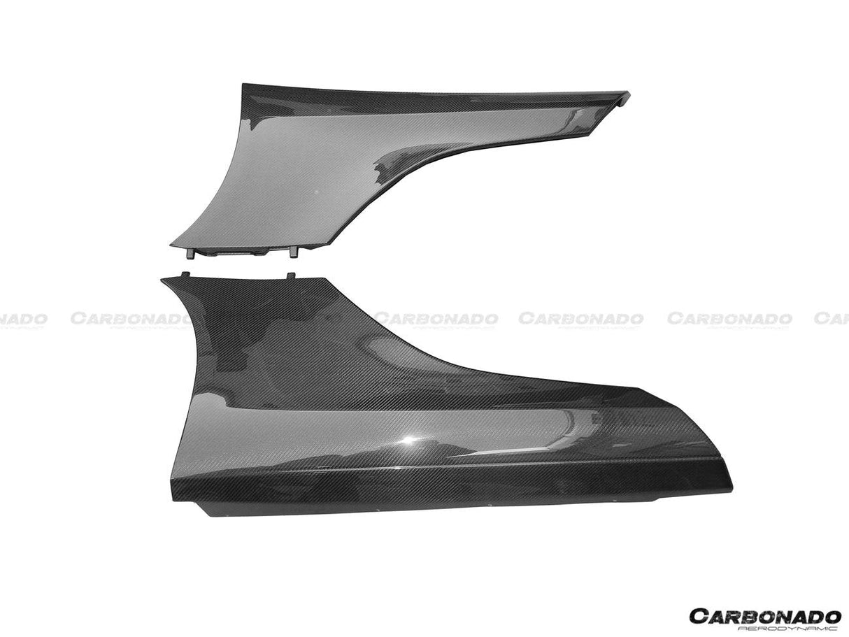 2011-2017 McLaren 650S MP4 12C OEM Style Carbon Fiber Side Skirts