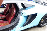 2011-2017 McLaren 650S & MP4 12C BKSS Style Carbon Fiber Quarter Window Scoops