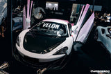 2015-2020 McLaren 540C 570S 600LT-Style Carbon Fiber Front Bumper Lip and Side Splitter