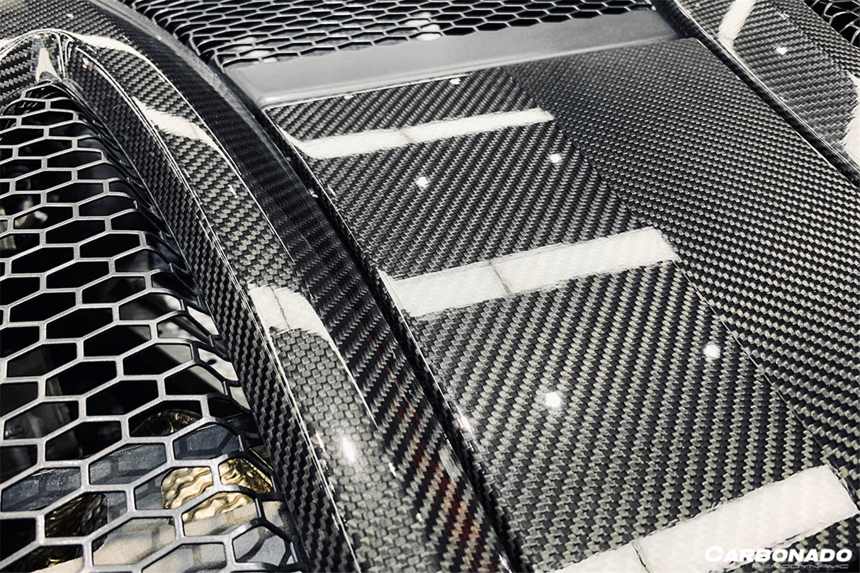 2015-2020 McLaren 540C 570S Coupe Autoclave OEM Style Dry Carbon Fiber Rear Engine Trunk Replacement