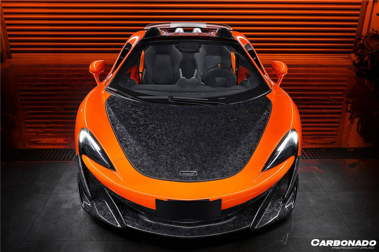 2018-2021 McLaren 600LT OEM Style Carbon Fiber front bumper side splitter