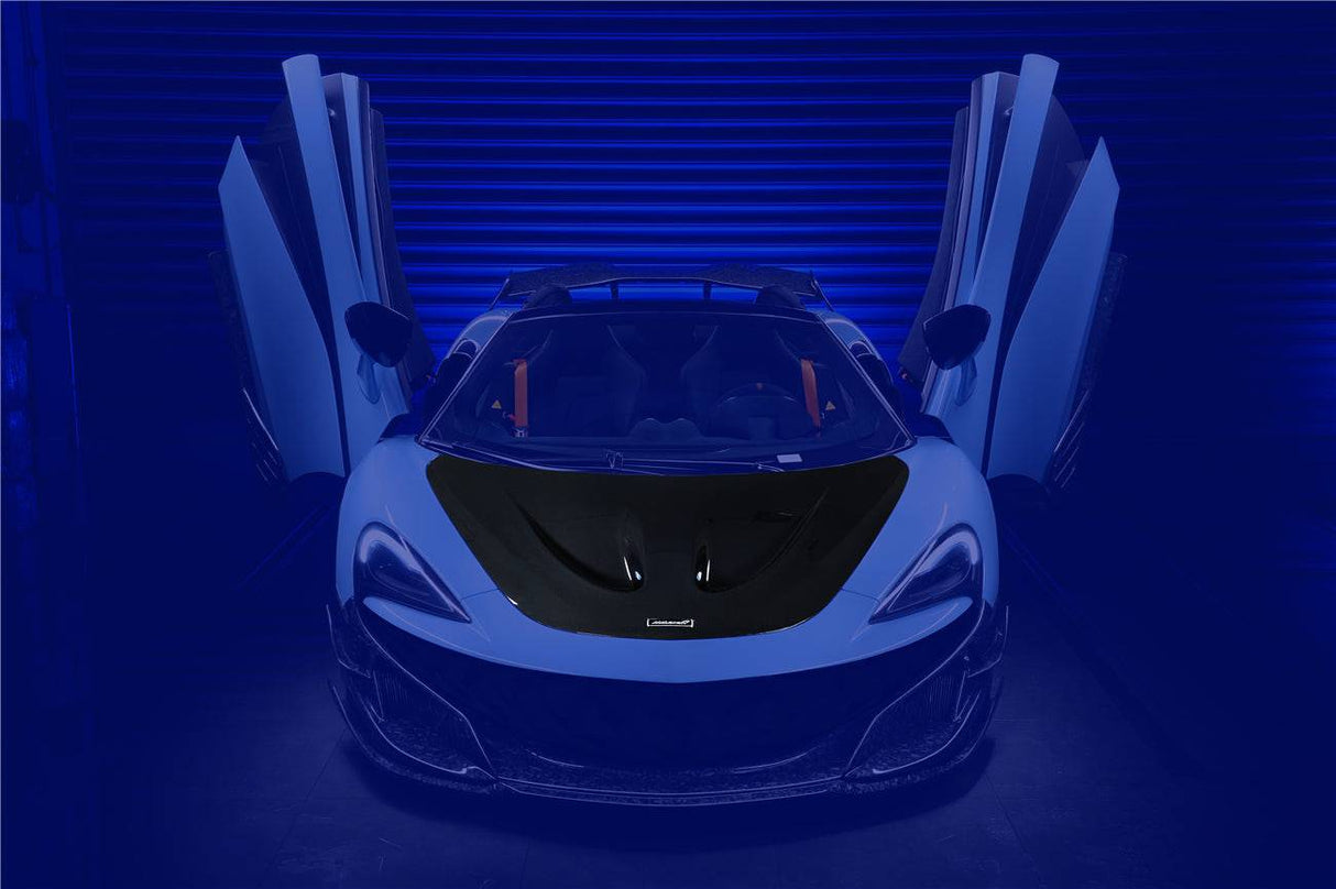 2018-2021 McLaren P1 Style Carbon Fiber Hood Carbonado (p1) Fits:  540C,  570S,  600LT, 570gt