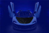 2018-2021 McLaren P1 Style Carbon Fiber Hood Carbonado (p1) Fits:  540C,  570S,  600LT, 570gt
