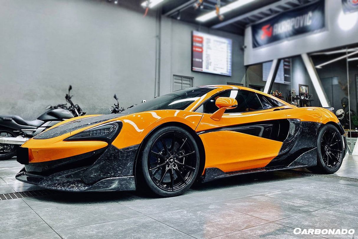 2018-2021 McLaren 570S 600LT OEM Style Carbon Fiber Quarter Panel Rear Side Skirts